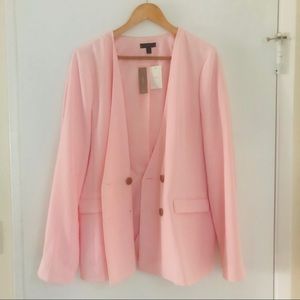 J.Crew Women’s Pink Double Breasted Blazer Sz 16T